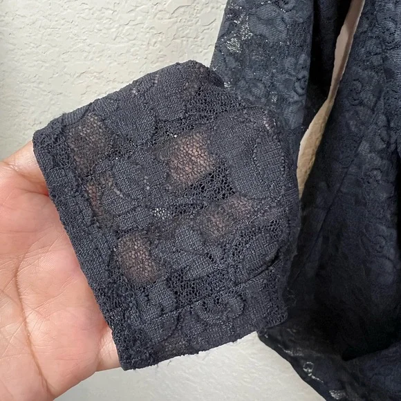 Intimately Free People- Black Lace Bodysuit Women’s Size Large, NWOT - Picture 10 of 10